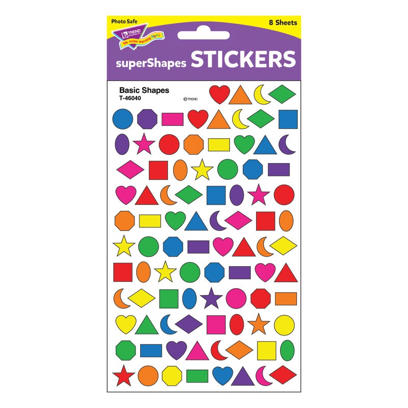 TREND enterprises, Inc. Basic Shapes superShapes Stickers, 800 ct - Image 3
